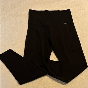 Nike Zenvy Maternity Leggings in Black, Size S
